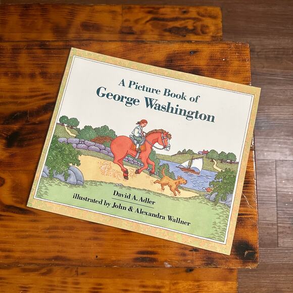 Vintage 1989 A Picture Book Of George Washington Paperback Book - Picture 1 of 9